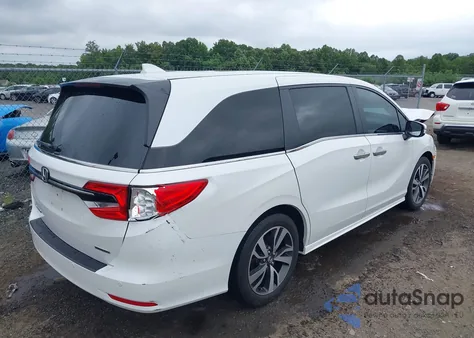 2023 Honda Odyssey Touring from USA, damaged, VIN 5FNRL6H82PB043939